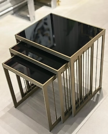 El İmalatı 3 lü Zigon h-40, h-50, h-56 cm