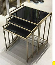 El İmalatı 3 lü Zigon h-40, h-50, h-56 cm model 3