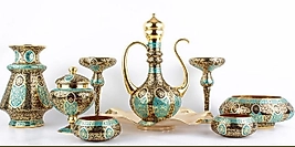 9 parça El İmalatı Salon Set